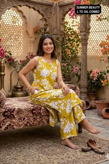 Desi kudi summer beauty coord set wholesale garments online